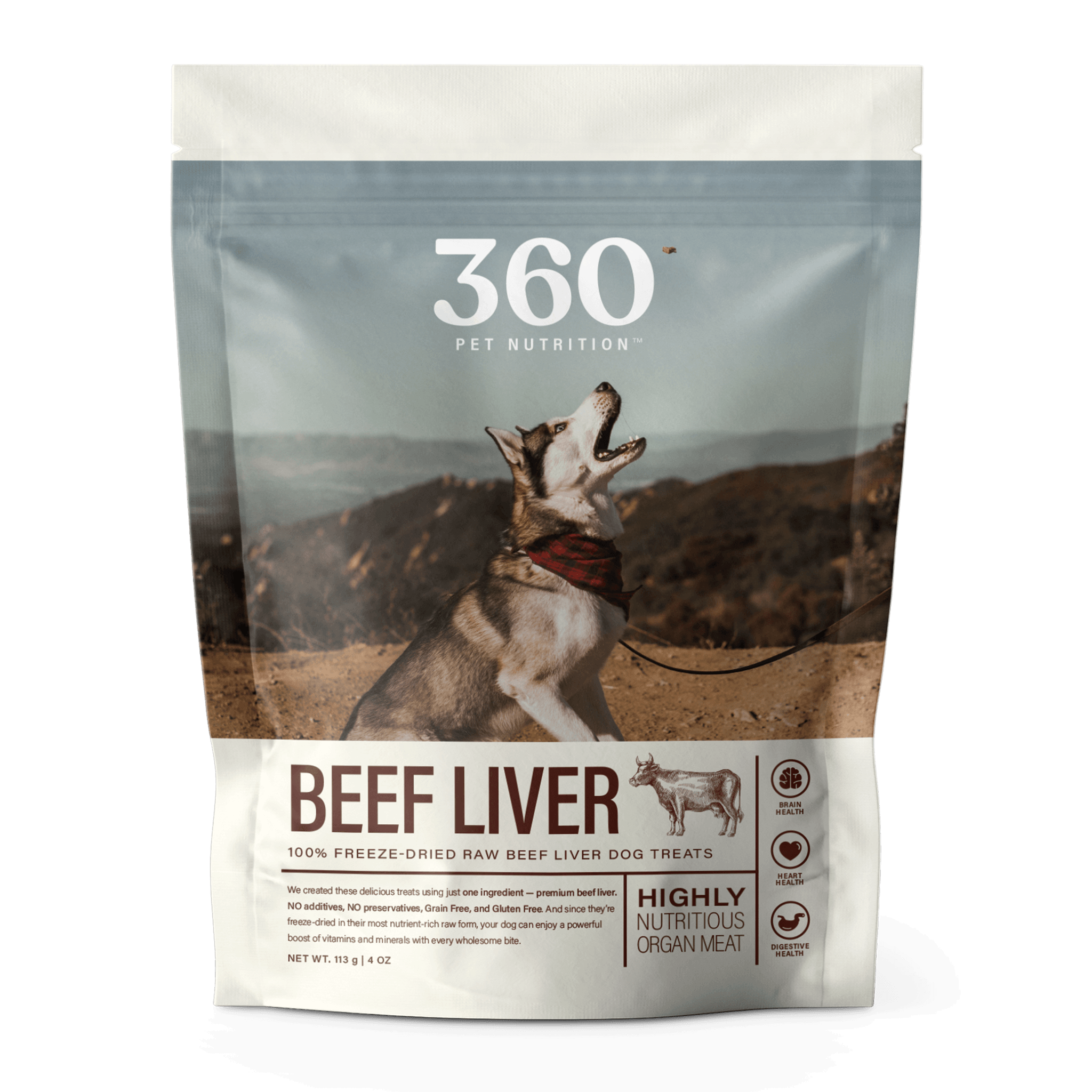 Freeze-Dried Raw Beef Liver Dog Treats